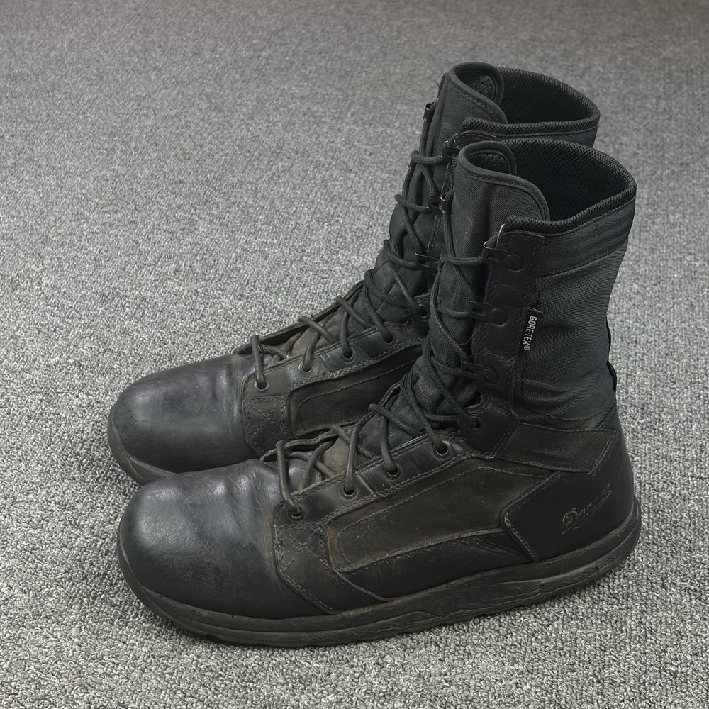 Danner Tachyon 8" Black GTX Gore-Tex Tactical Military Boots Mens 10.5 EE 50122